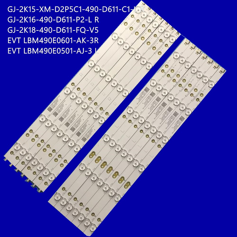 12 PCS LED Ʈ Ʈ 49PUT4900 49PFS5301 49PUF..